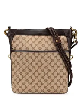 Gucci Pre-Owned: Коричневая сумка через плечо 