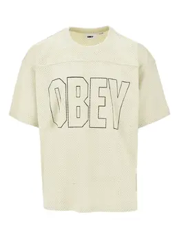 Obey: Бежевая футболка 