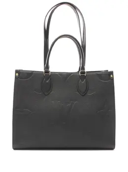 Louis Vuitton Pre-Owned: Чёрная сумка-шоппер 