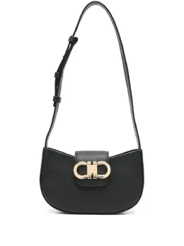 Ferragamo: Чёрная сумка 