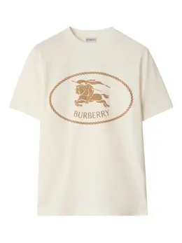 Burberry: Хлопковая футболка 