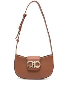 Ferragamo: Коричневая сумка 