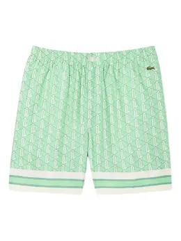 Lacoste: Зелёные шорты 