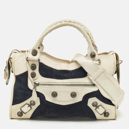 Balenciaga: Белая сумка 