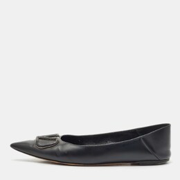 Valentino: Чёрные балетки  VLogo