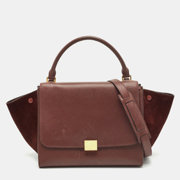 Celine: Бордовая сумка 