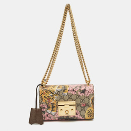 Gucci: Коричневая сумка  Padlock