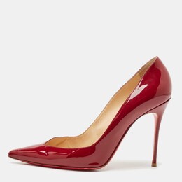Christian Louboutin: Бордовые туфли 
