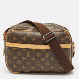 Louis Vuitton: Коричневая сумка 