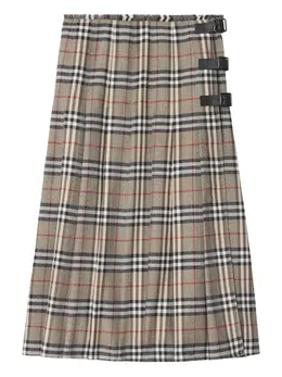 Burberry: Юбка из шерсти 