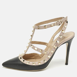 Valentino: Чёрные туфли  Rockstud