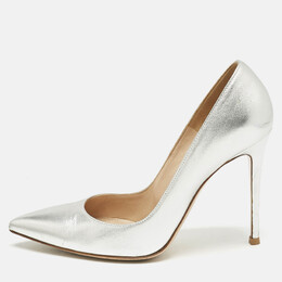 Gianvito Rossi: Серебристые туфли  Gianvito 105