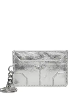 Zadig&Voltaire: Серебристый кошелёк  Sunny