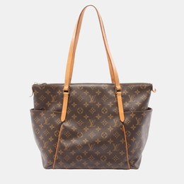 Louis Vuitton: Коричневая сумка-шоппер 