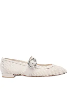 Stuart Weitzman: Белые балетки 