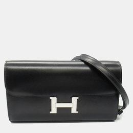 Hermes: Чёрная сумка через плечо 