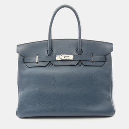 Hermes: Голубая сумка  Birkin 35