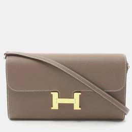 Hermes: Коричневая сумка через плечо 