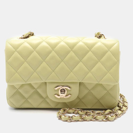 Chanel: Жёлтая сумка 