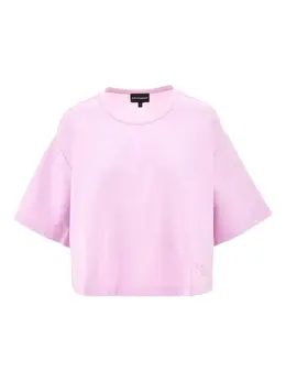 Emporio Armani: Розовая футболка 