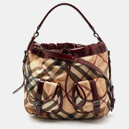 Burberry: Бежевая сумка 