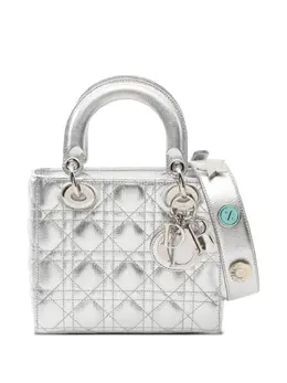 Christian Dior Pre-Owned: Серебристая сумка-шоппер 