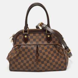 Louis Vuitton: Коричневая сумка 