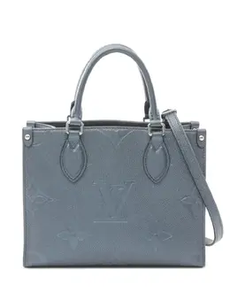 Louis Vuitton Pre-Owned: Голубая сумка-шоппер 