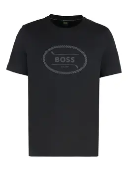 BOSS: Хлопковая футболка 