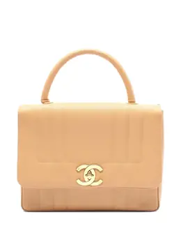 CHANEL Pre-Owned: Бежевая сумка 