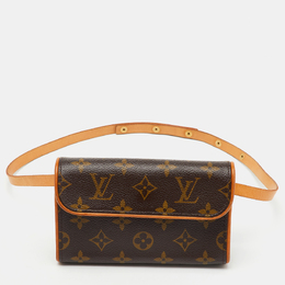 Louis Vuitton: Коричневая сумка  Florentine