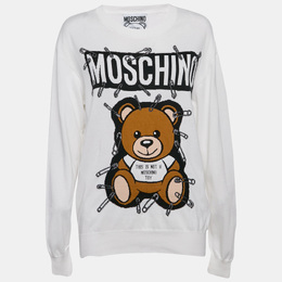 Moschino Couture: Белый свитшот 