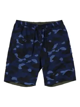 A BATHING APE®: Синие шорты 