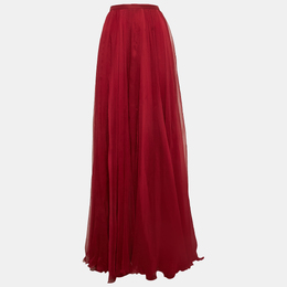 Elie Saab: Бордовая юбка 