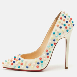 Christian Louboutin: Белые туфли  Pigalle