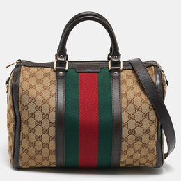 Gucci: Бежевая сумка  Web