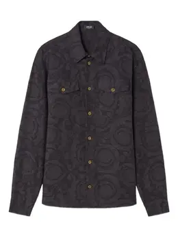 Versace: Жаккардовая рубашка  Barocco