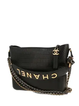 CHANEL Pre-Owned: Чёрная сумка 