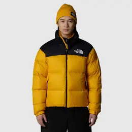 The North Face: Жёлтая куртка  Nuptse