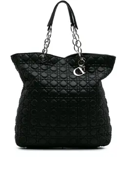 Christian Dior Pre-Owned: Чёрная сумка-шоппер 