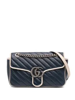 Gucci Pre-Owned: Голубая сумка через плечо 