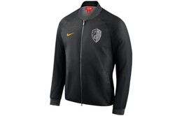 Nike: Чёрная куртка 
