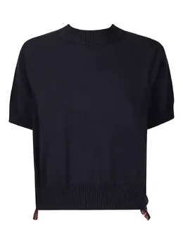 sacai: Чёрный топ 