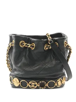 CHANEL Pre-Owned: Чёрная сумка 