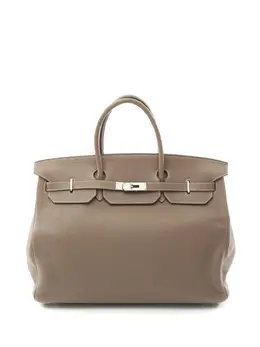 Hermès Pre-Owned: Серебристая сумка 