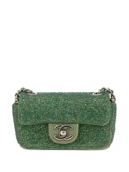 CHANEL Pre-Owned: Зелёная сумка 