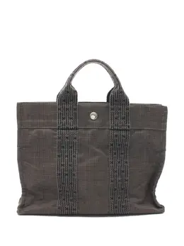 Hermès Pre-Owned: Тёмная сумка-шоппер 