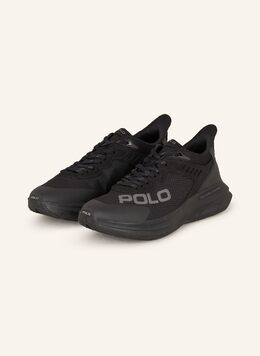 Polo Ralph Lauren: Чёрные кроссовки 