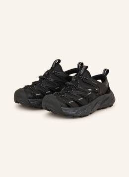 HOKA: Чёрные сандалии 