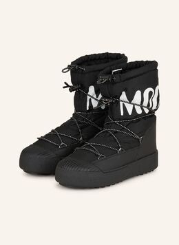 Moon Boot: Чёрные ботинки 